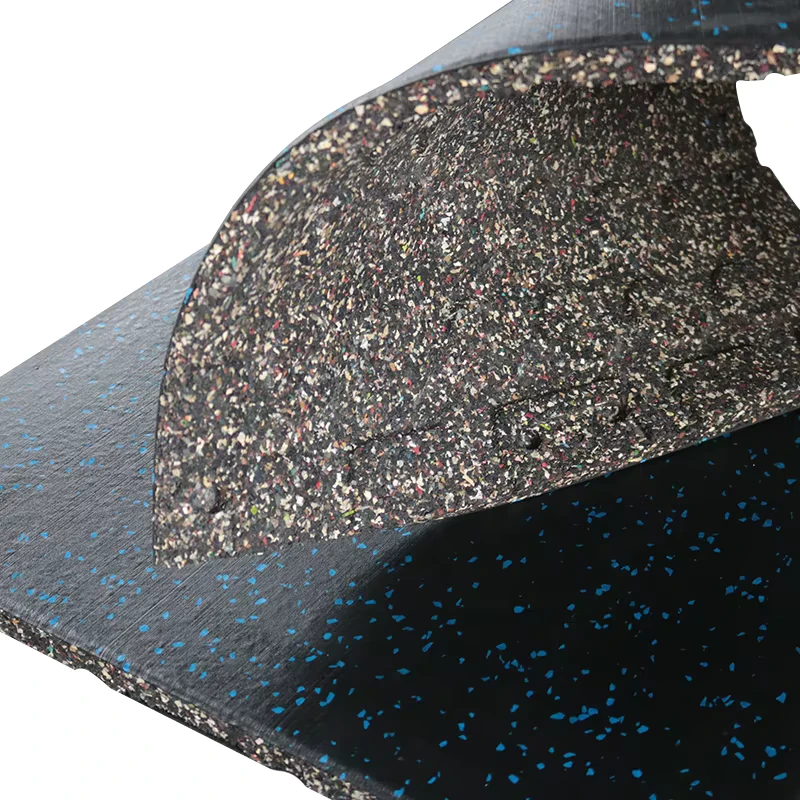 EPDM Speckles Gym Fitness Rubber Tiles Protective Indoor Flooring Mats for Gym Use