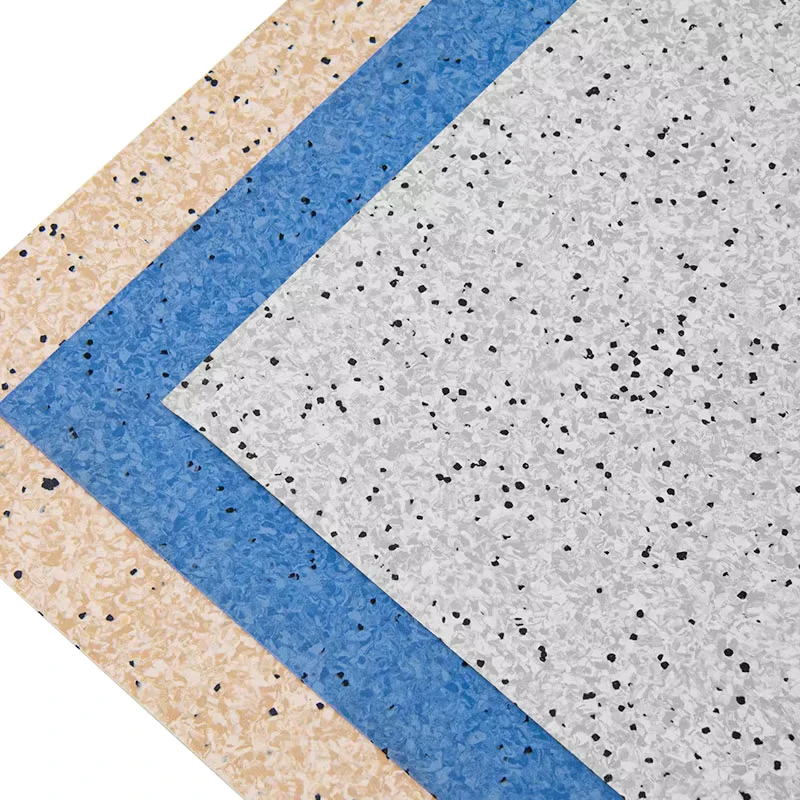ESD 600*600mm 2 3mm Anti Bacterial Anti Iodine Anti static Plastic Vinyl Floor Tile for Operating Room Computer Room