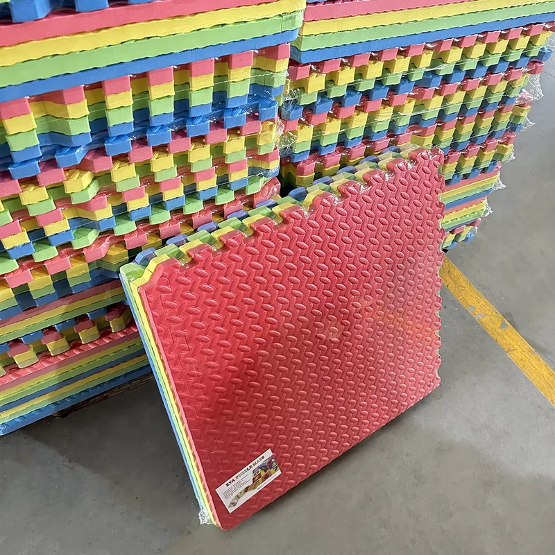 EVA Gymnasium Rubber Floor Mat Polyurethane Floor Mat Interactive Sports Floor Protective Pad for Taekwondo Training
