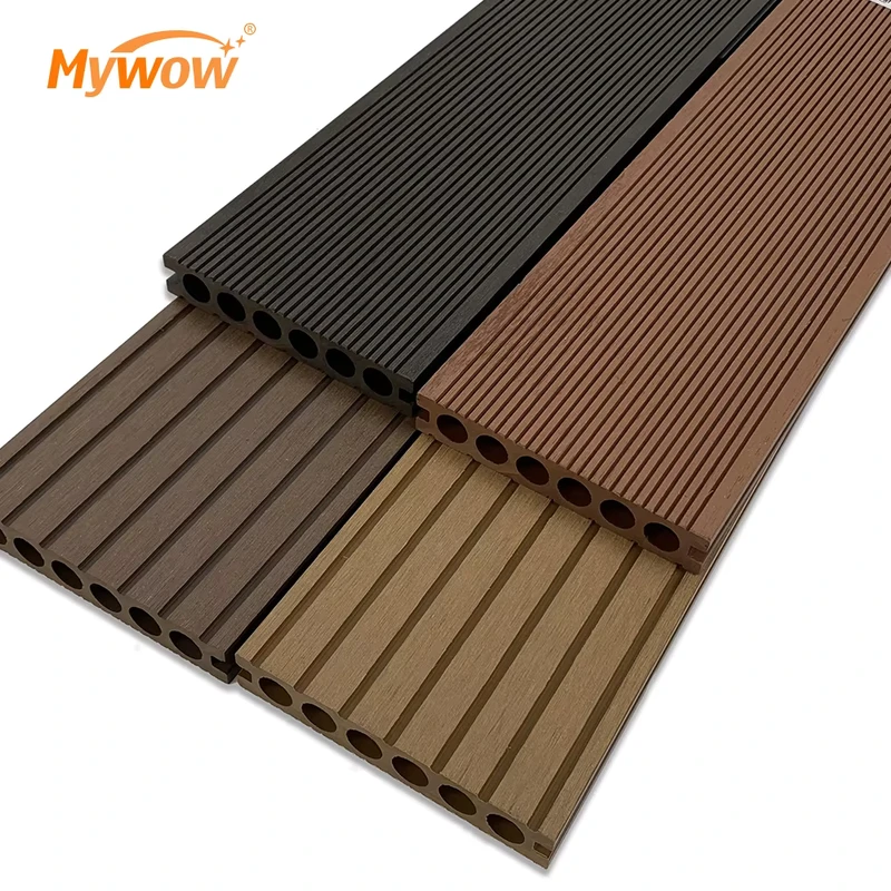 Easy Click Modern Hollow WPC Wood Plastic Composite Decking Waterproof Flooring Boards