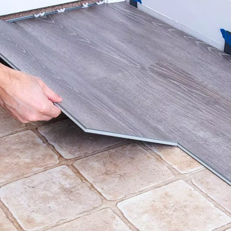 Easy Install 4mm 5mm Vinyl Floor Waterproof 6mm 7mm 8mm Click Lock SPC Flooring Piso Laminado SPC Luxury Vinyl Plank Floor