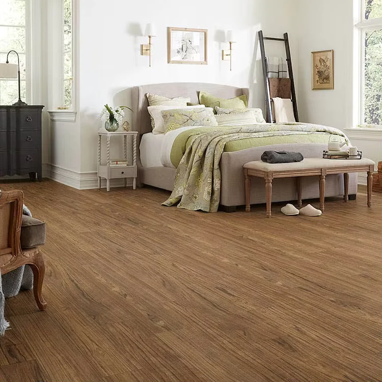Easy Install Click Lock SPC Flooring 4mm 6mm Waterproof Eco Friendly Rigid Core Vinyl Plank for Bedroom