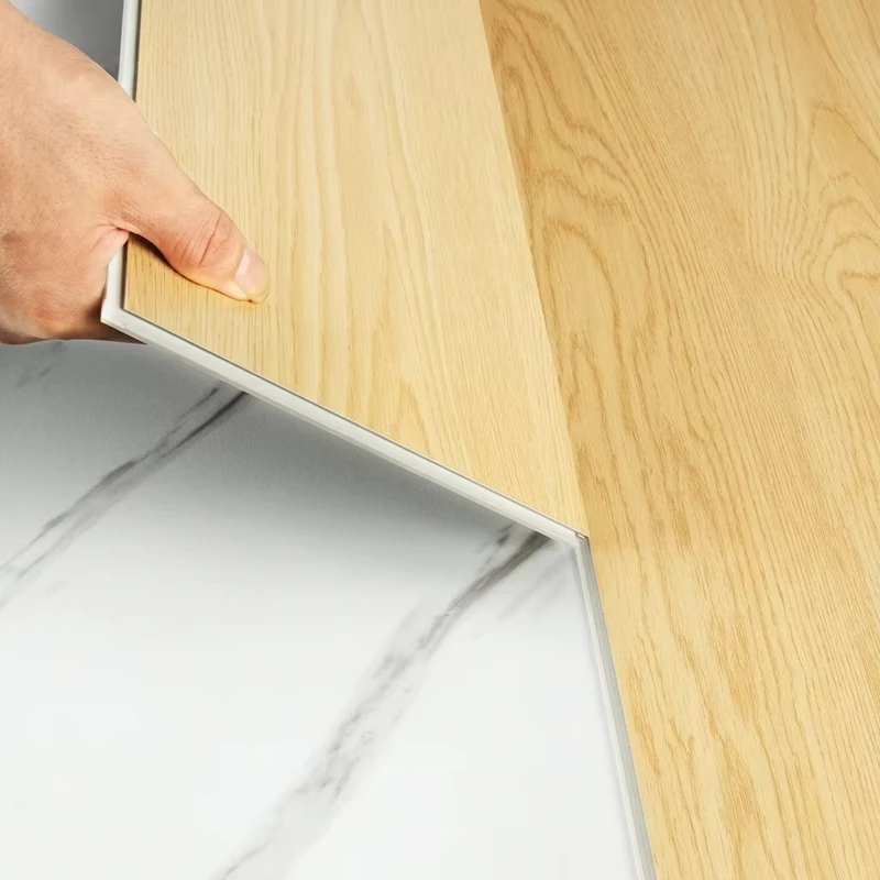 Easy Install Indoor Non Slip Covering Laminated Plastic Luxury Vinyl Sheet PVC Carpet Mat LVP Flooring Vinyl Plank SPC Click