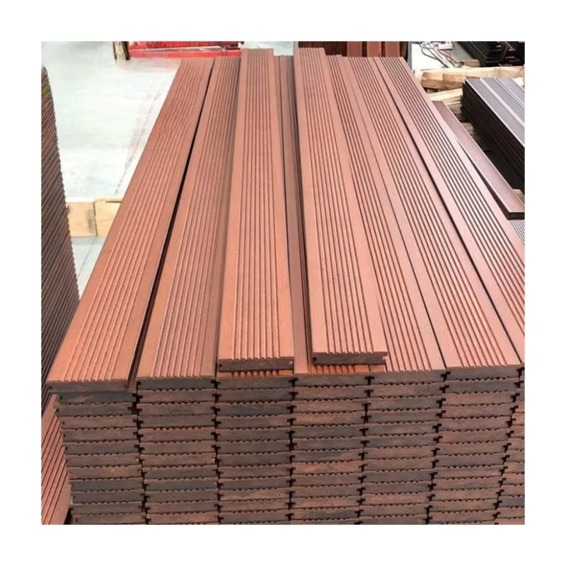 Eco Friendly Bamboo Composite Decking Tiles Anti Slip Outdoor Flooring Garden & Patio Weatherproof & Easy Installation