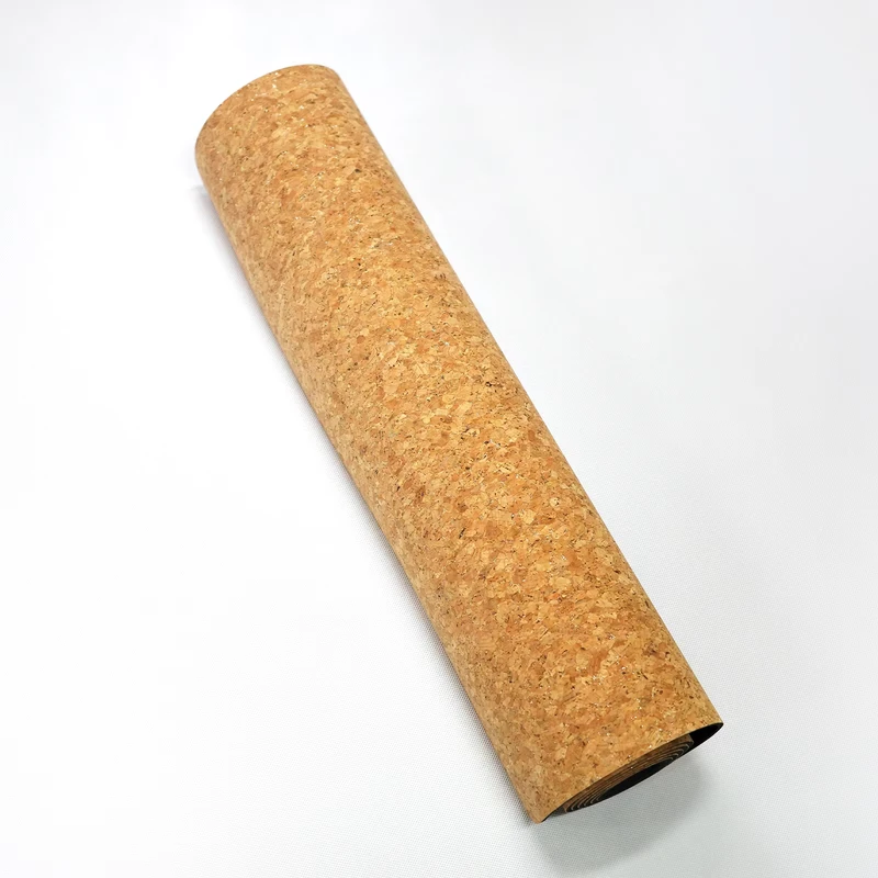 Eco Friendly Cork Rubber Yoga Mat Non Slip Surface for Hot Yoga Pilates Workout