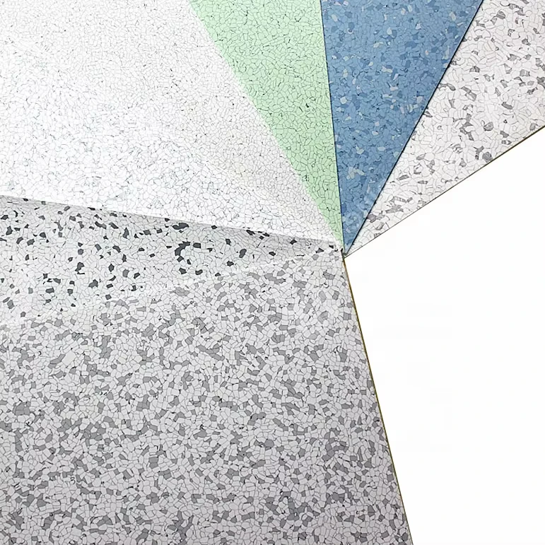 Eco Friendly Homogeneous PVC Anti Static Conductive Vinyl Flooring Material Vinyl Tiles ESD Plastic Flooring