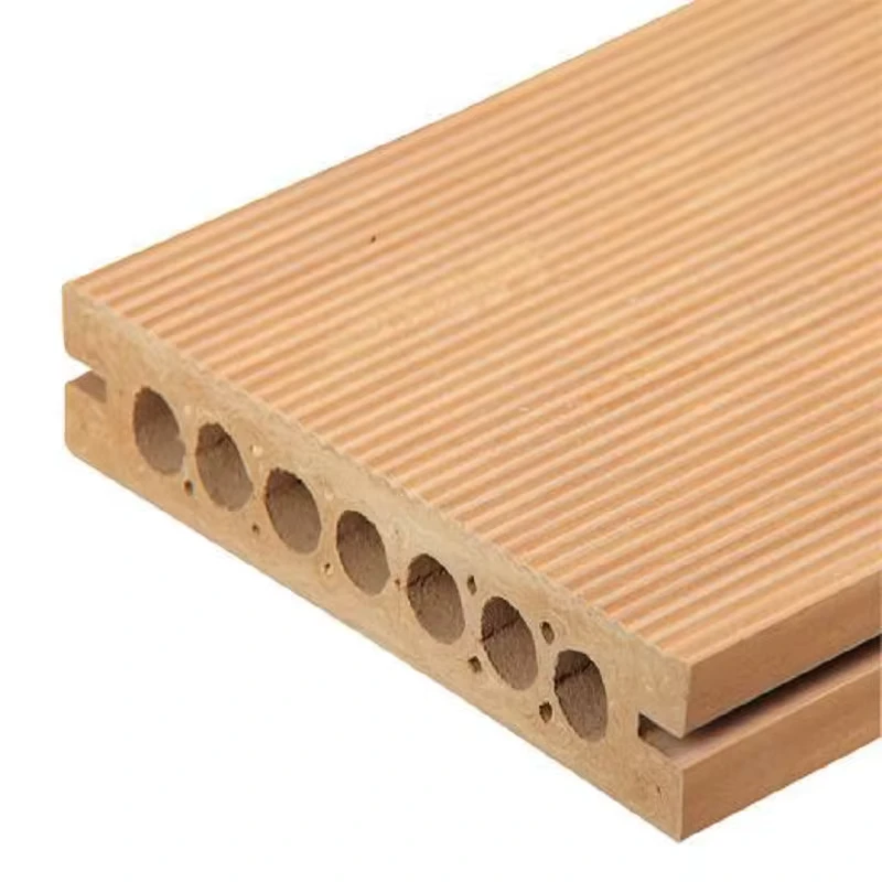 Eco Friendly Modern WPC Decking Flooring Composite Boards Brushed 10 Year Warranty Click Installation Garden Landscaping