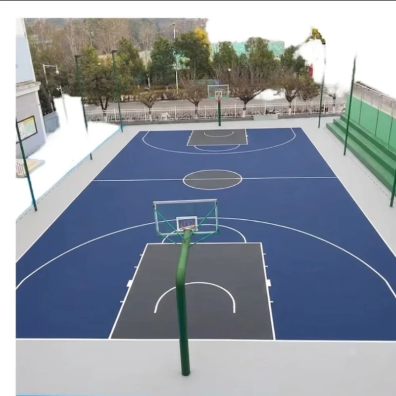 Eco-Friendly PVC Sports Flooring Anti-slip Waterproof Indoor Basketball Badminton Court Plastic Carpet Rubber Gym Floor Mat