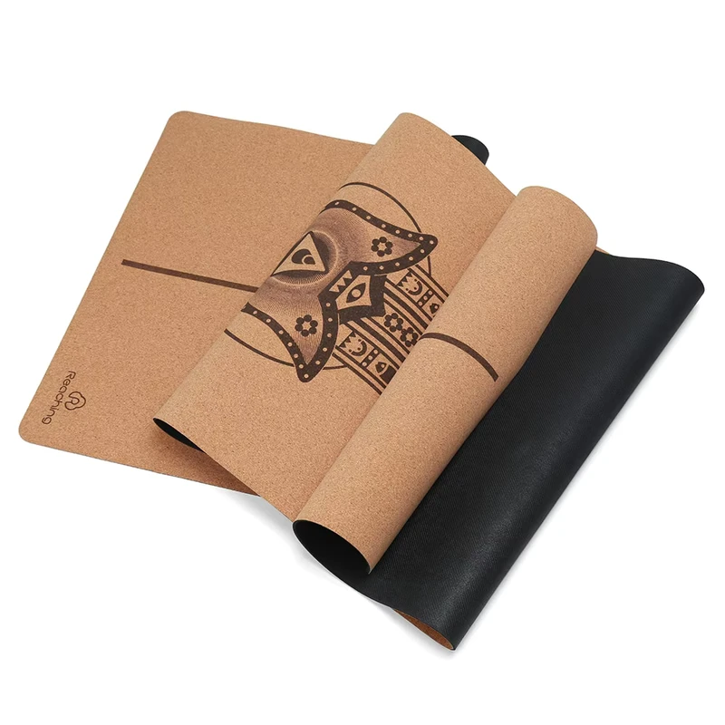 Eco Friendly Rubber Floor Mat for Pilates Thick Custom Cork Biodegradable Yoga Mat Manufacturer