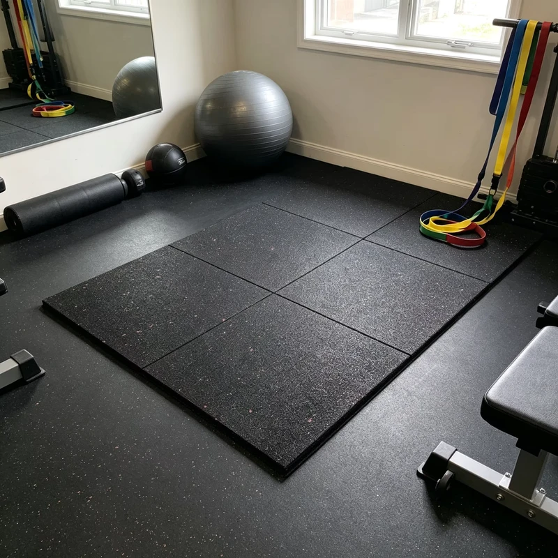 Eco Friendly Rubber Flooring Roll with Heavy duty Rubber Mats Gym Flooring for Home Gym Construction Projects