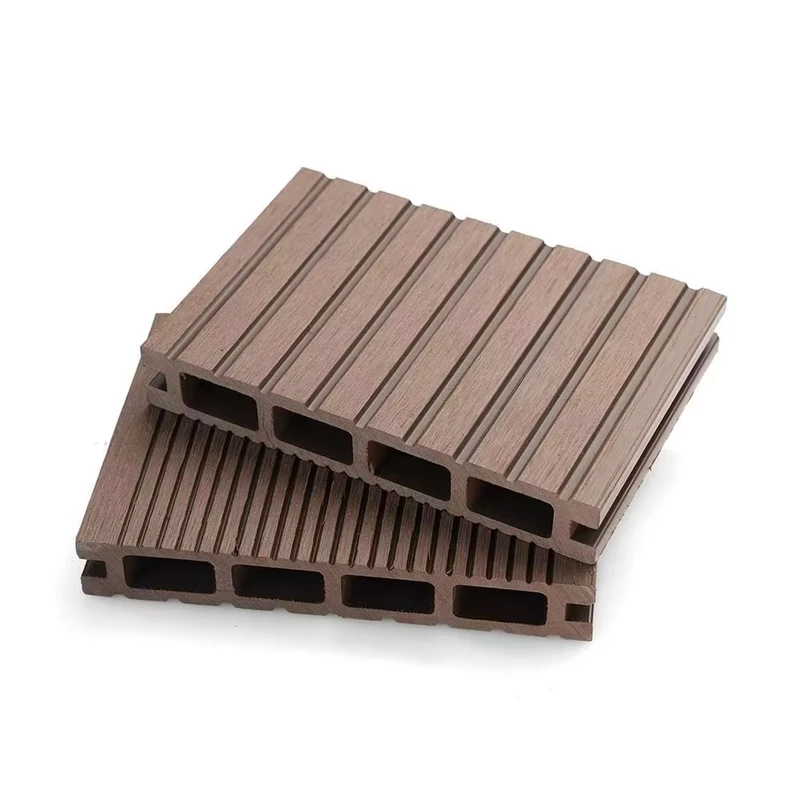 Eco Friendly Water Resistant Wood plastic Composite Decking Board Flooring for Indoor Outdoor Use WPC Floor