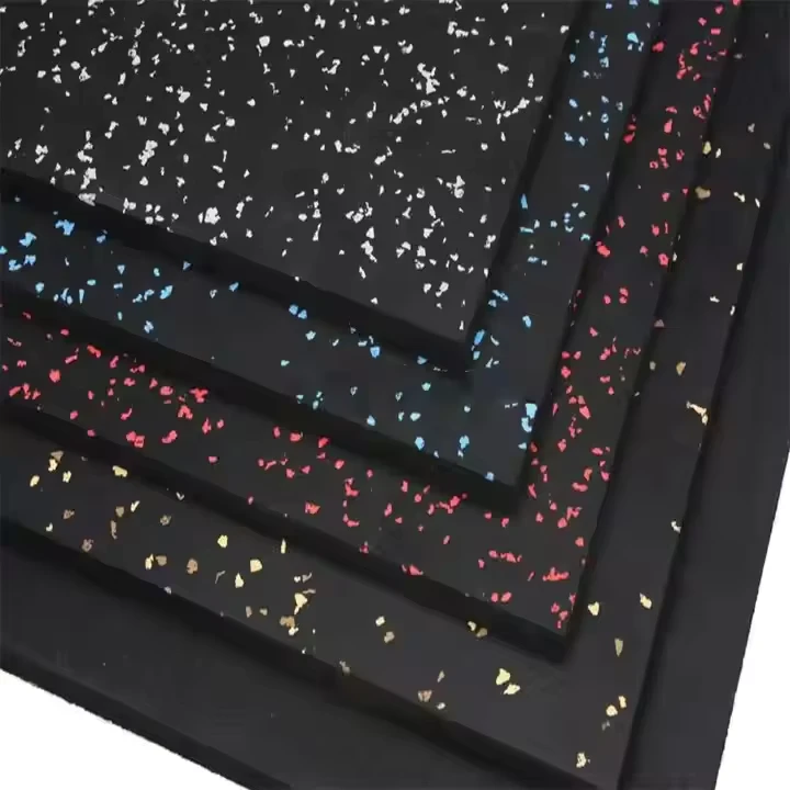 Eco friendly 15mm EPDM Indoor Gym Flooring Rubber Tile 20mm for Sports Venues Protective Flooring