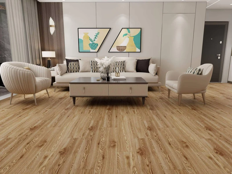Eco friendly Fireproof SPC Click Flooring Wear Resistant Unilin Lock Vinyl PVC Plank for Indoor Home Office