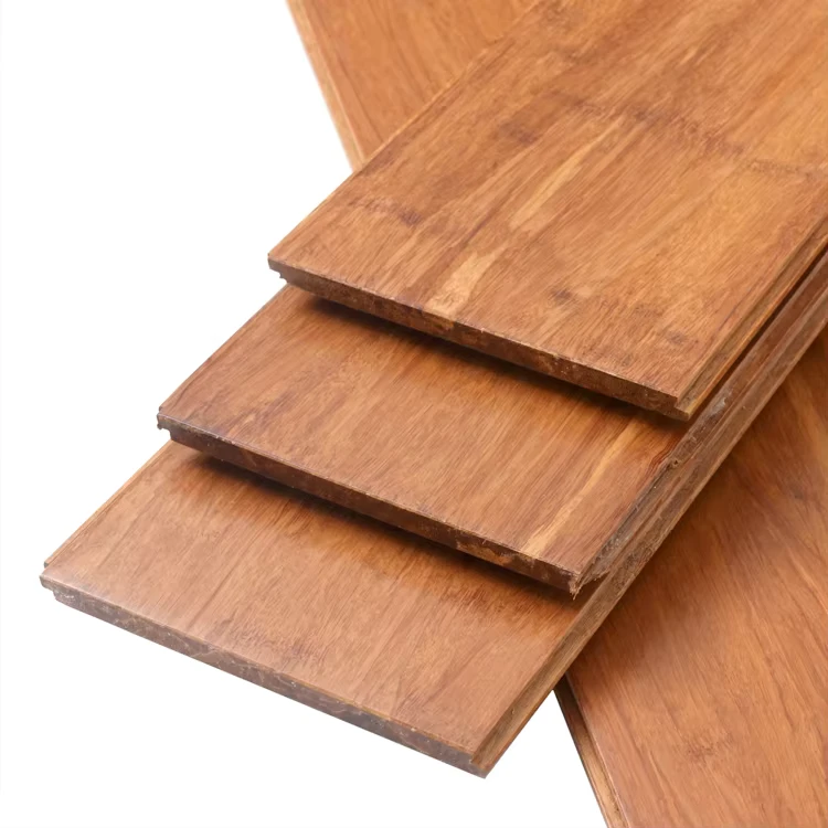 Eco friendly Materials 100%BAMBOO Carbonized Woven Bamboo Flooring Wood UV Coating Natural Bamboo Color
