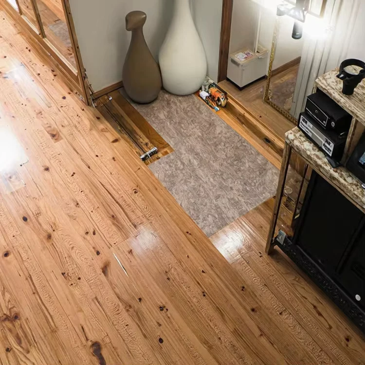 Economy High Quality Waterproof Gloss Engineering Wood Laminated Flooring