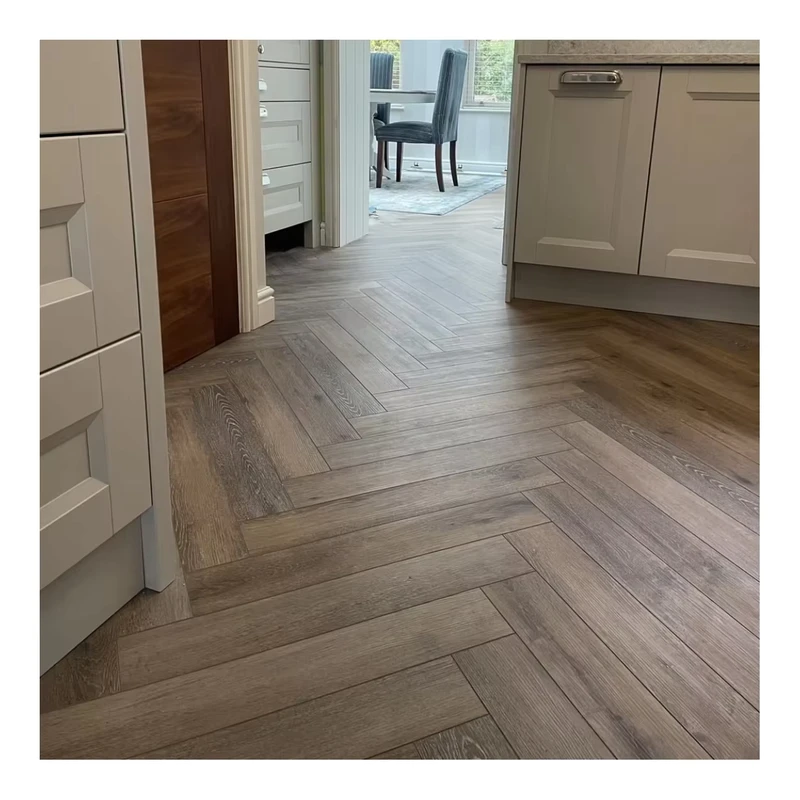 Eir High Quality Chevron Harringbone Floor Vinyl Plank 4mm 6mm Waterproof Laminate Spc Vinyl Floor