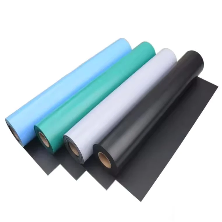 Electronic Production Line Safe Conductive Anti Static Floor Mat ESD Table Rubber Roll