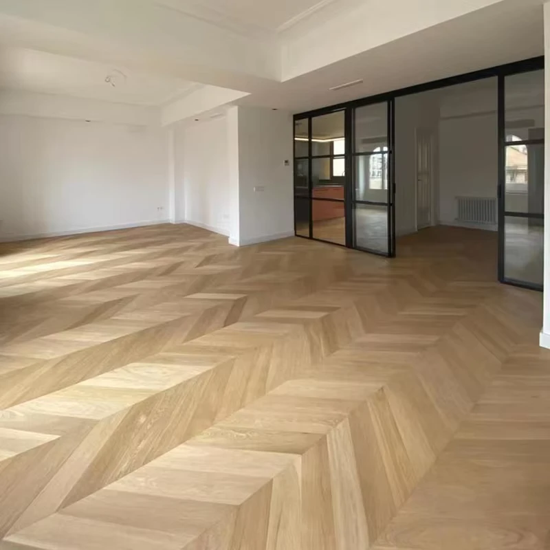 Engineered Chevron Oak Wood Flooring Hungarian Point Design Parquet Flooring Plancher En Bois Chevron Chene V Floor