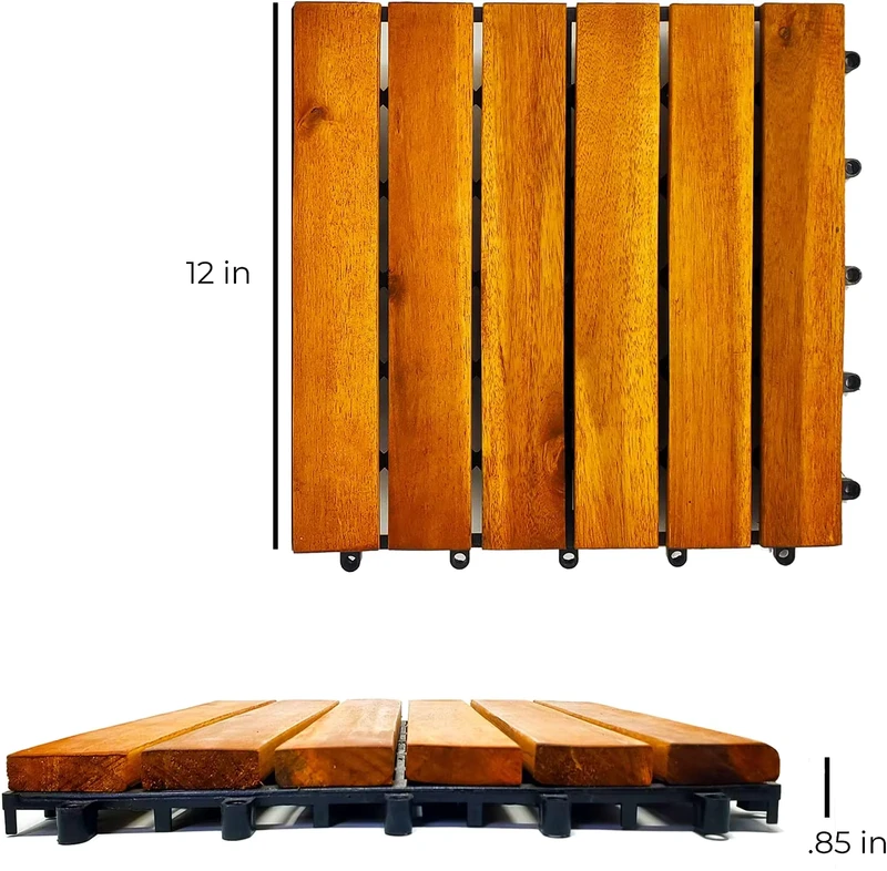 Engineered Flooring Durable Quick Click Flooring for DIY Outdoor European style