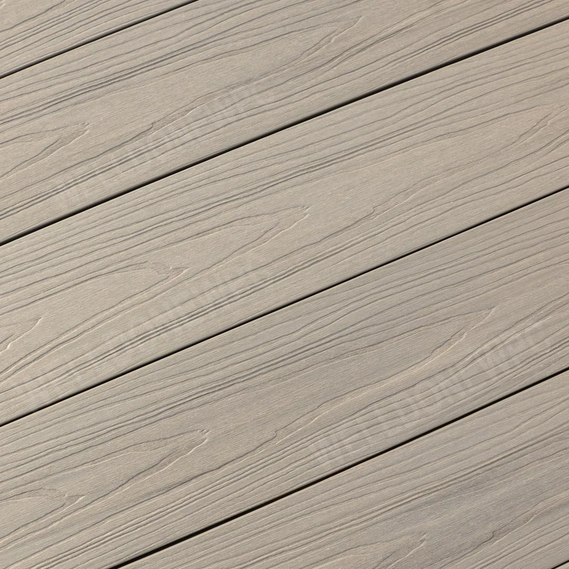Engineered Flooring Wood Grain Pattern Patio Outdoor Decking Flooring Composite WPC Decking