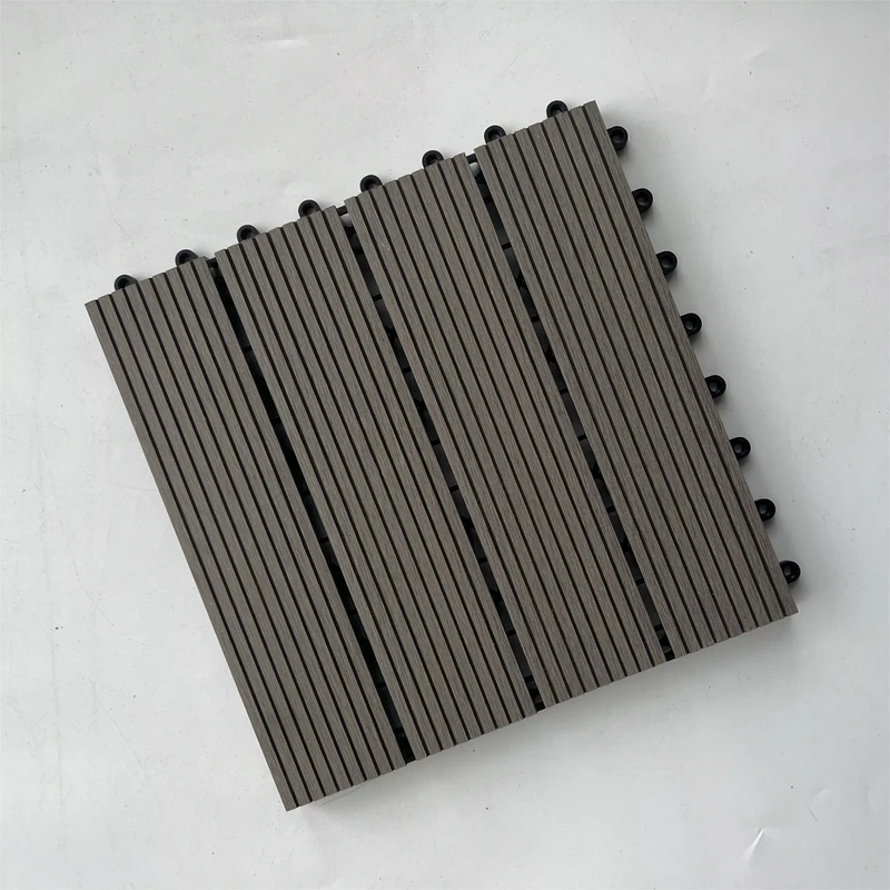 Engineered Interlock Plastic Wood Tile Veneciano Alberca Terrazas Bamboo Charcoal Cubiertas Hard Wood Fluted Flooring