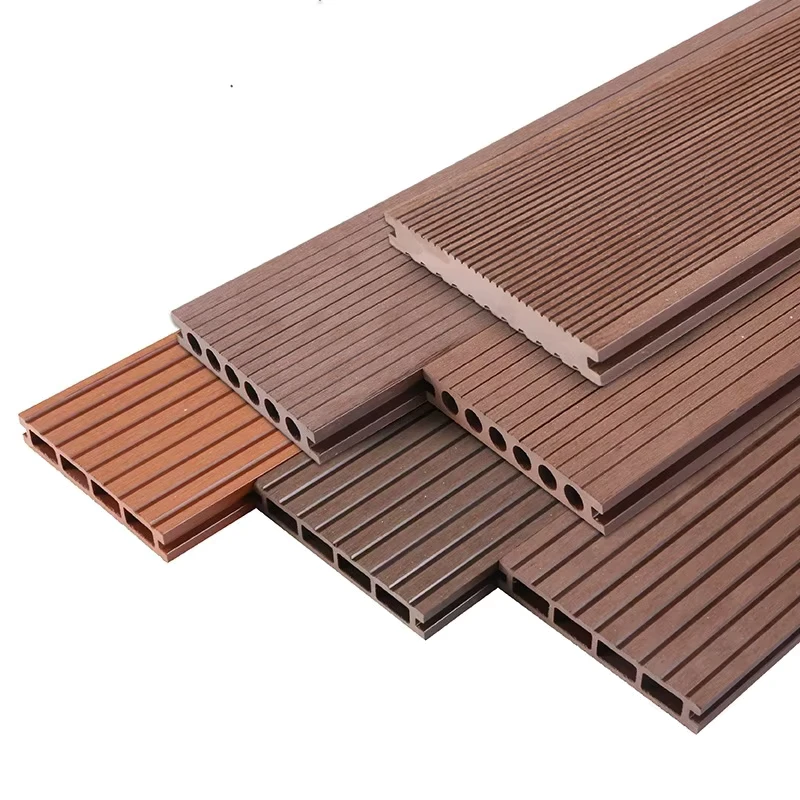 Engineered Outdoor Decorative 3D Embossing WPC Decking Wood Plastic Composite Flooring