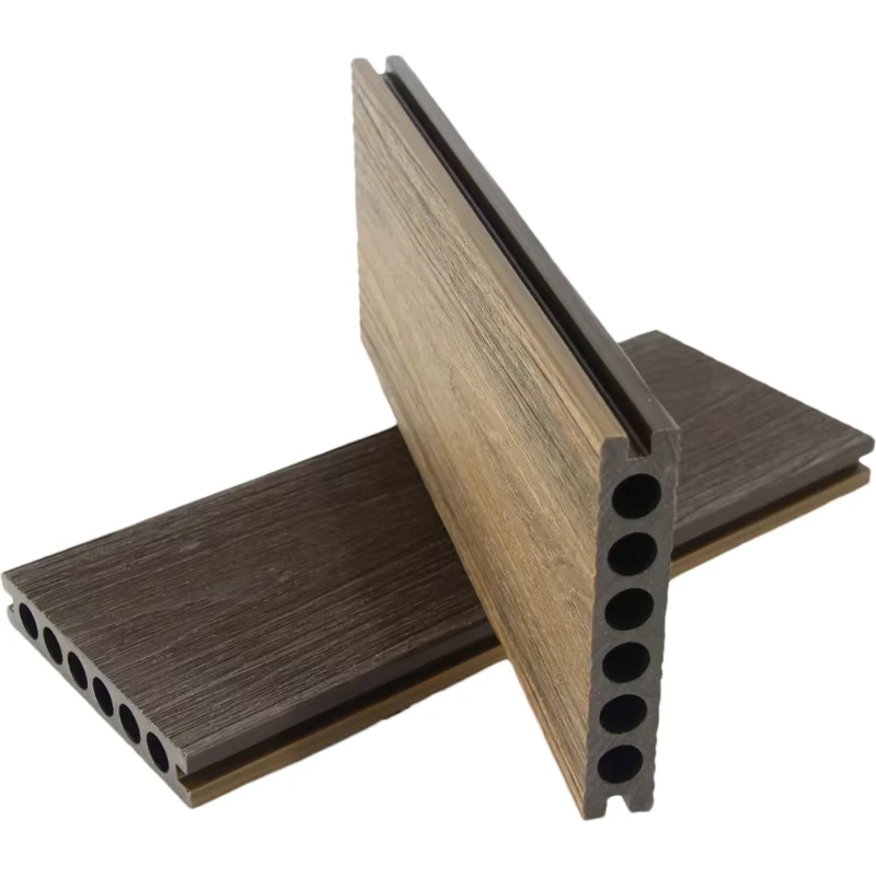 Engineered Outdoor Decorative 3d Embossing Wpc Decking Wood Plastic Composite Flooring
