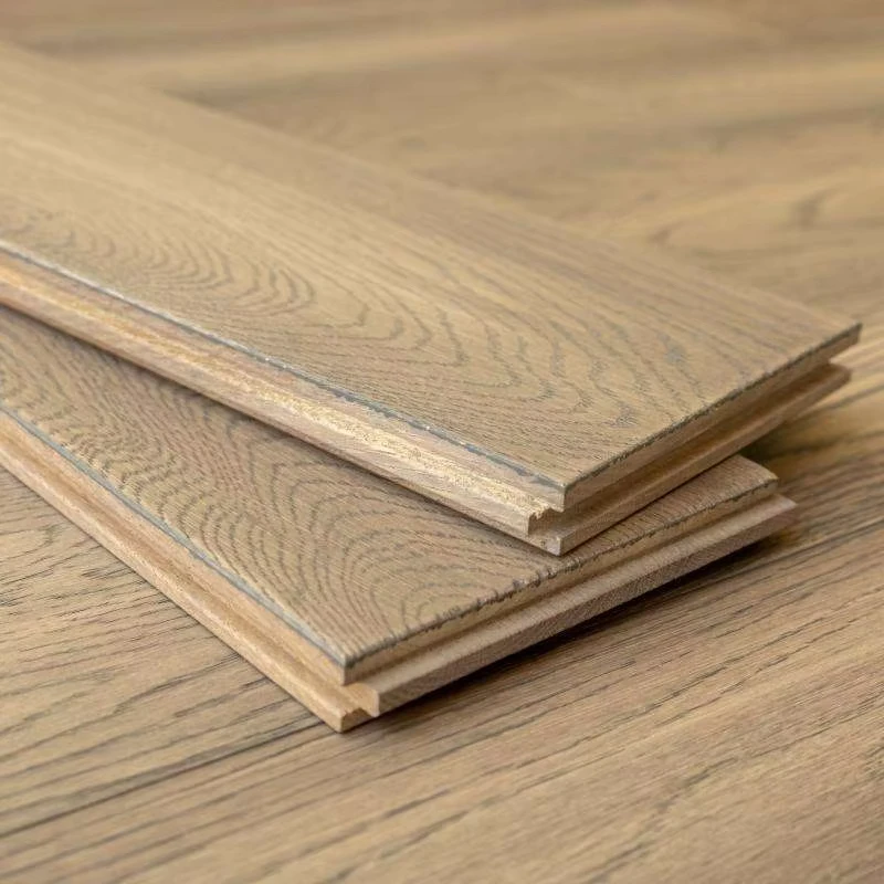 Engineered Wood Flooring Oak 6mm Top Layer Natural Multilayer Timber Wide Plank Engineered White Oak Hardwood Flooring