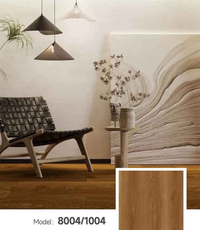 Engineered Wood Flooring Premium Waterproof Scratch Resistant SPC Flooring for Home and Office