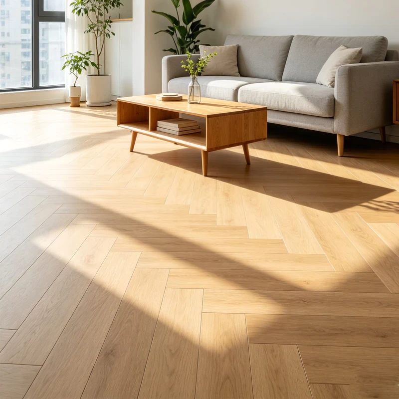 Engineering grade Wood Grain 8 layer European SPC Non toxic Engineered Wood Composite Flooring