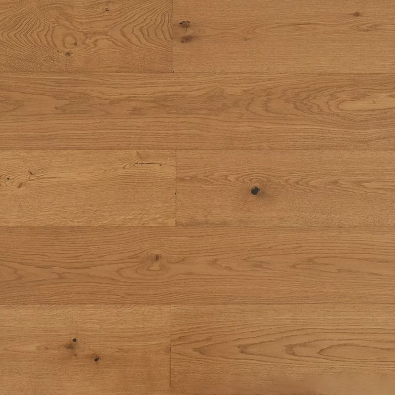 European Oak Engineered Hard Wood Flooring 14mm 15mm Solid Modern Parquet for Kitchen Living Room Easy Click Installation Villas
