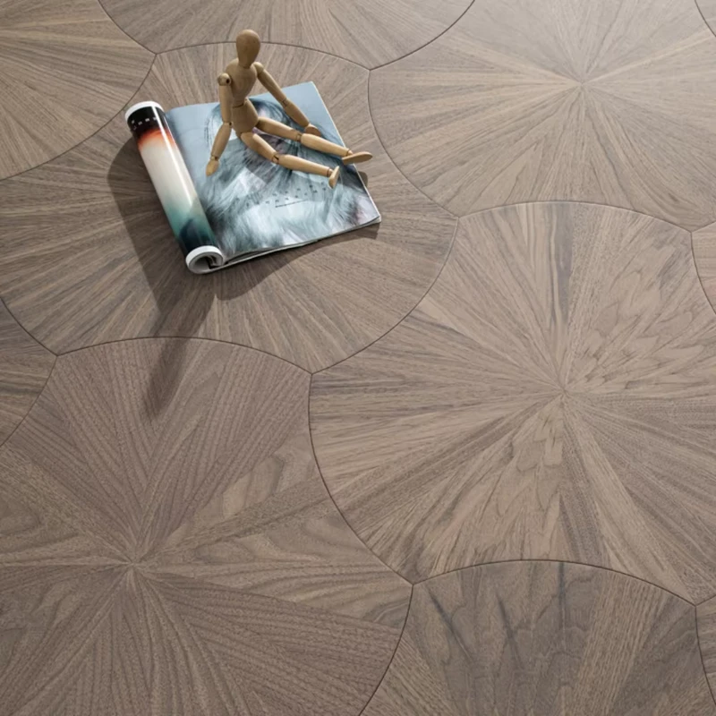 European Oak Parquet Engineered Wood Flooring Versailles Pattern Multilayer Hardwood Interior Decorative Timber Panels
