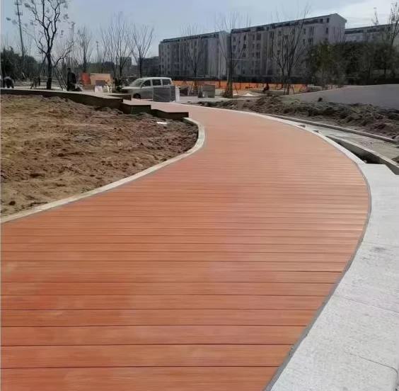 European-Style Waterproof Eco-Friendly Ultimate Construction Decking for Outdoor Decoration Easy-Install Sanded Finish