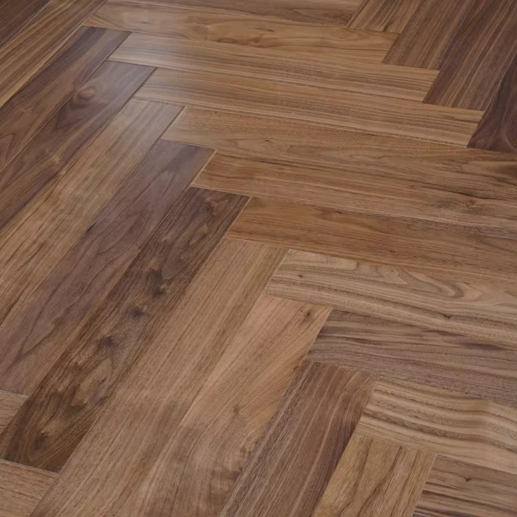 European White Oak Engineered Waterproof Hardwood Flooring Modern Design Style AC3 Wear Resistant Click Installation Type