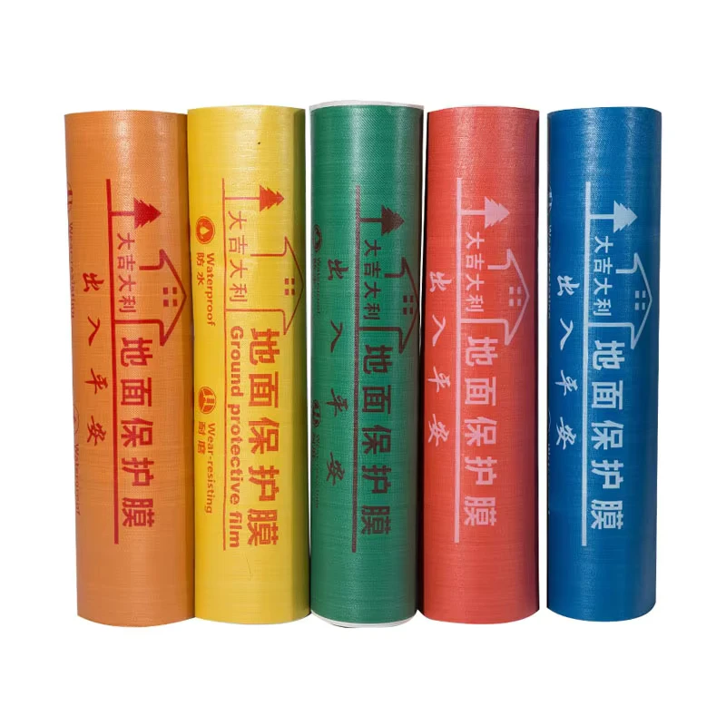 Eva Woven Cloth Floor Decoration Construction Film Non Slip Wear Resistant Tile Protective Pad Floor Protective Tiles