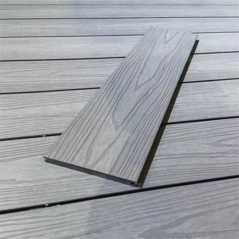 Exterior Flooring Easy Install Co extrusion Wpc Composite Bamboo Decking Boards Flooring Outdoor Exterior