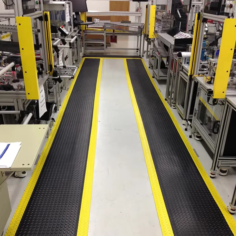 Factory Direct ESD Anti-Fatigue Conductive Floor Mat Heavy Duty Anti-Static Rubber Mat for Workshop & Electronics Industry