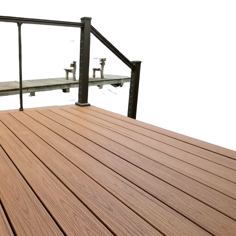 Factory Direct Outdoor Garden WPC Decking Modern Style Wood Plastic Composite Park Flooring Waterproof Feature