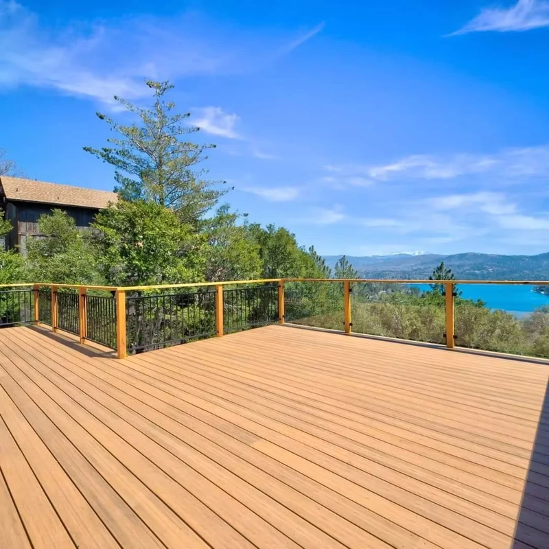 Factory Direct Sale Backyard Wood Diy Deck Steady Exterior Deck System WPC Decking