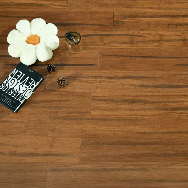Factory Direct Sale High Quality 10mm Eco Friendly Strand Woven Solid Bamboo Flooring Tongue groove for Living Room Waterproof