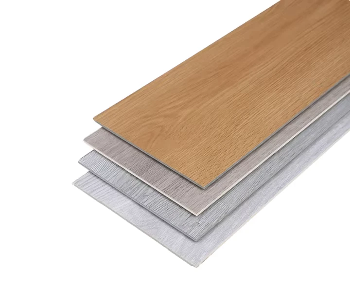 Factory Direct Sale SPC Stone Plastic Flooring 5mm 4mm 6mm Snap Lock Type Wood Grain Pattern Water Resistant for Household Use