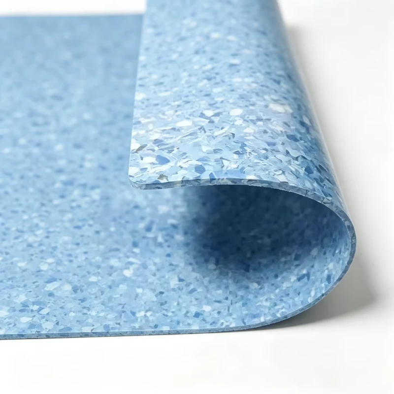 Factory Direct Supply Dimensional Stability PVC Flooring Indoor Easy Adhesive Wear Resistant Homogeneous Flooring