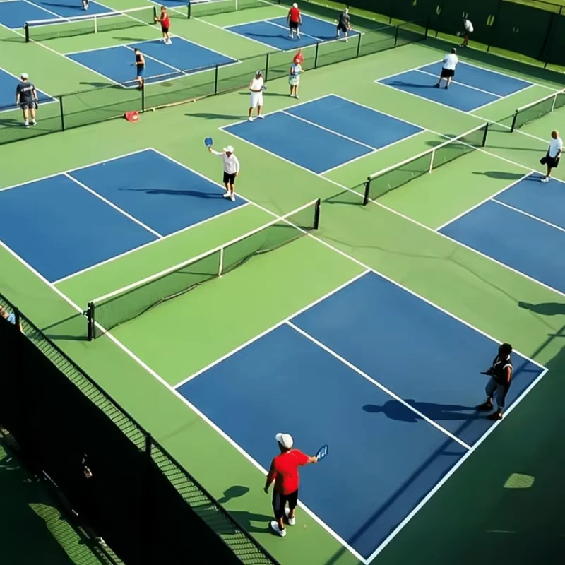 Factory Durable PVC Sports Floor Mat for Indoor Outdoor Pickleball Basketball Court Flooring