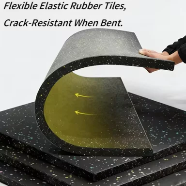 Factory Eco Friendly Rubber Flooring Tiles Protective Rubber Mats for Outdoor Children’s Playgrounds & Gyms