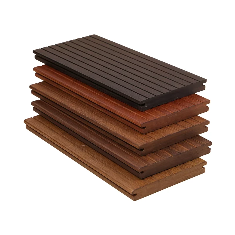 Factory Outdoor Bamboo Decking High Density Carbonized Strand Woven Bamboo Flooring Anti-Corrosion Custom Size
