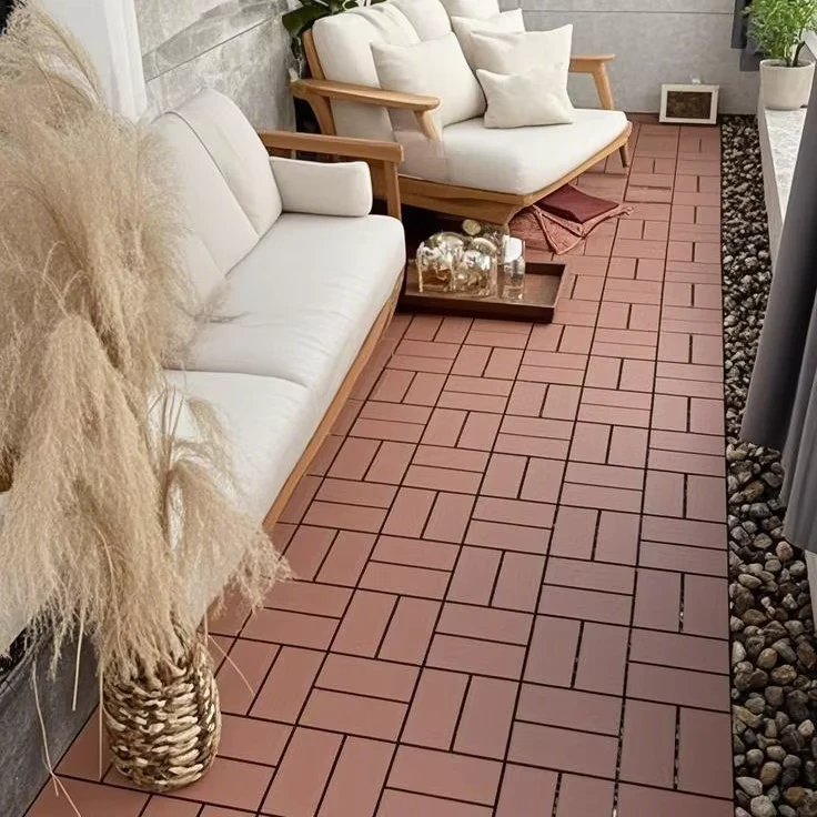 Factory Outdoor Garden Interlocking Paving Bricks Outdoor PP Plastic Flooring Interlocking Decking
