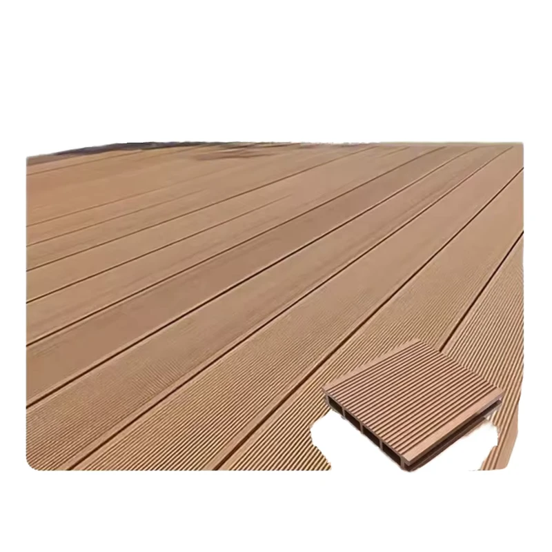 Factory Outdoor WPC Decking Bulk Supply Composite Deck Boards High Strength Flooring