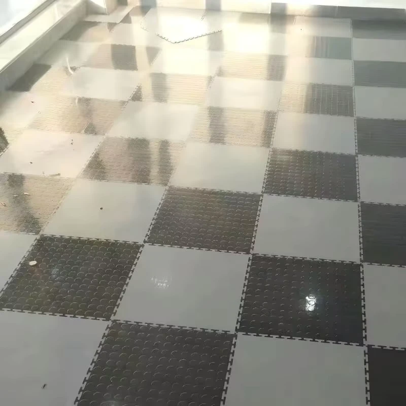 Factory PVC Puzzle Floor Tile Plastic Vinyl Flooring Mats for Heavy Duty Garage Tiles Interlocking