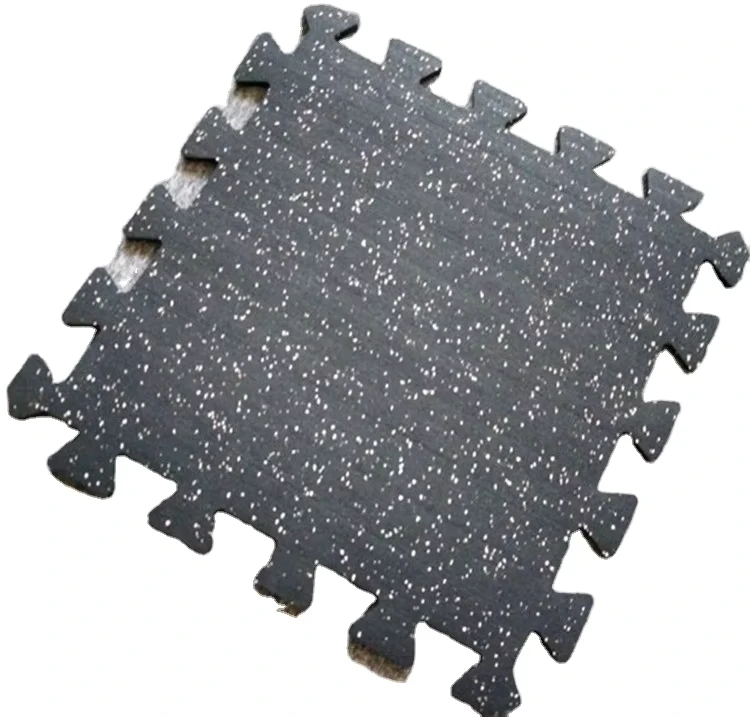 Factory Price 8mm Rubber Mat Reduction Rubber Flooring Tiles for Gym and Fitness Area