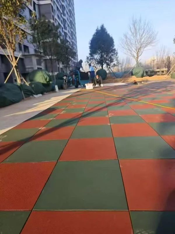Factory Price High Density Rubber Flooring Mats Outdoor Safety Rubber Playground Tiles